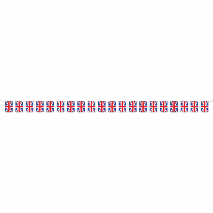 Amscan Bunting Union Jack Red White Blue Flag Bunting 10 mtr (1pc)