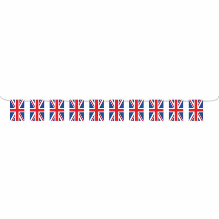 Amscan Bunting Union Jack Red White Blue Flag Bunting 5 mtr (1pc)