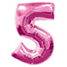 Anagram 34'' Shape Foil Number 5 - Pink (Anagram)