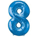 Anagram 34'' Shape Foil Number 8 - Blue (Anagram)