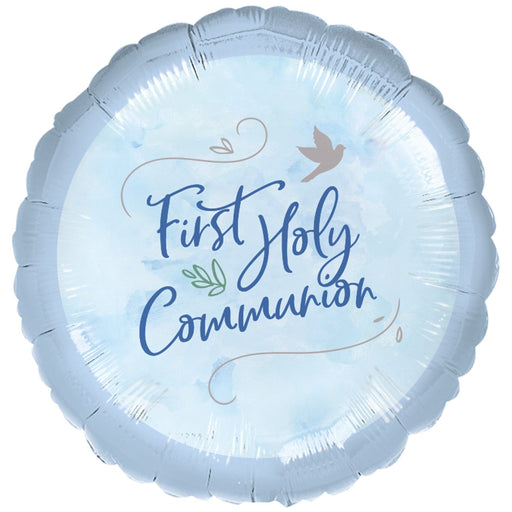 Anagram Foil Balloons Blue First Holy Communion Standard 17" Foil Balloon