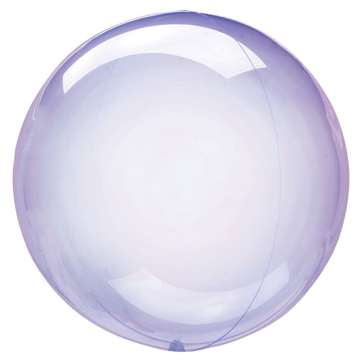 Anagram Foil Balloons Crystal Clearz Purple 18"
