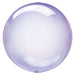 Anagram Foil Balloons Crystal Clearz Purple 18"