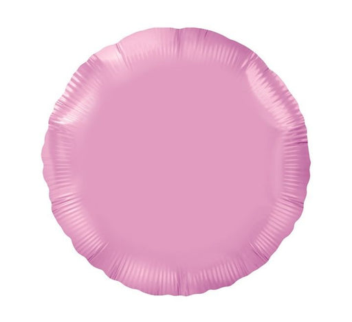 18'' Packaged Round Pink Foil