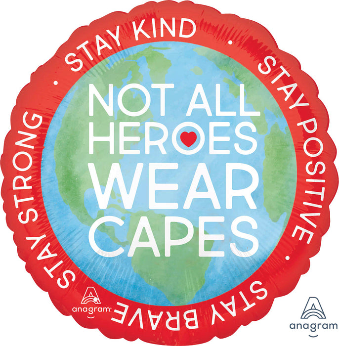 18'' Hope / Not All Hero Wear Capes (Unpackaged) Foil