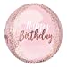 Blush Happy Birthday 16'' Orbz