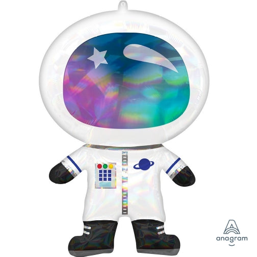 30'' Astronaut Holographic Iridescent SuperShape