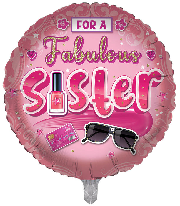 Fabulous Siste 18 Inch Foil Balloon