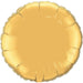 9 Inch Round Gold Foil (Flat)