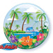 22″ Bubble Tropical Beach