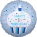 18'' 1st Birthday Boy Cupcake Foil