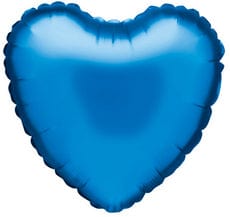 Betallic 18'' Solid Blue Heart