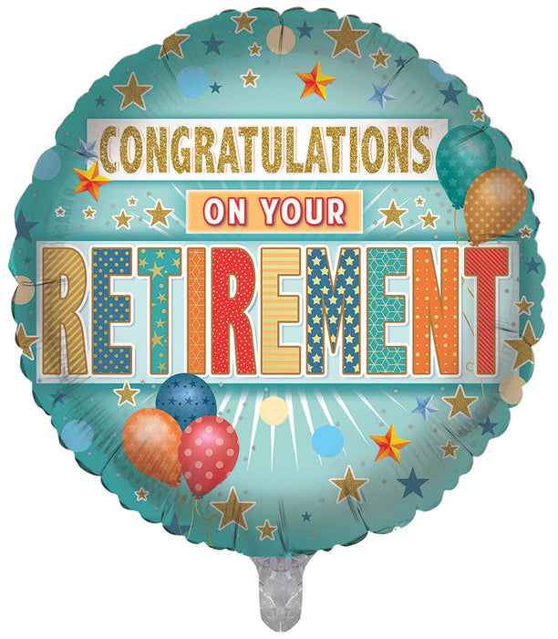 Congratulations On Your Retirement 18 Inch Foil Balloon
