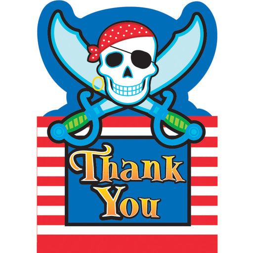 Thank You Pirate Party 8pk