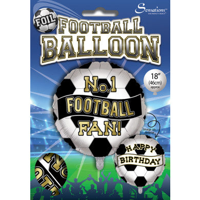 No1 Football Fan 18" Foil Balloon