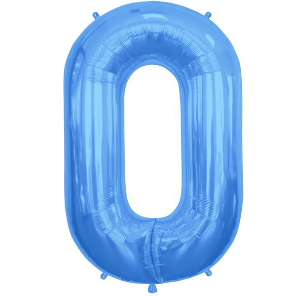 34'' Super Shape Foil Letter O - Blue