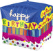 15'' Foil Cubz Happy Birthday Cake