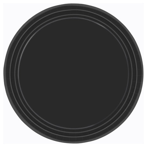 Black Paper Plate 22.8Cm 8pk