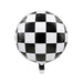 Boom Party Foil Balloon Checkered Flag / Racing Foil Balloon