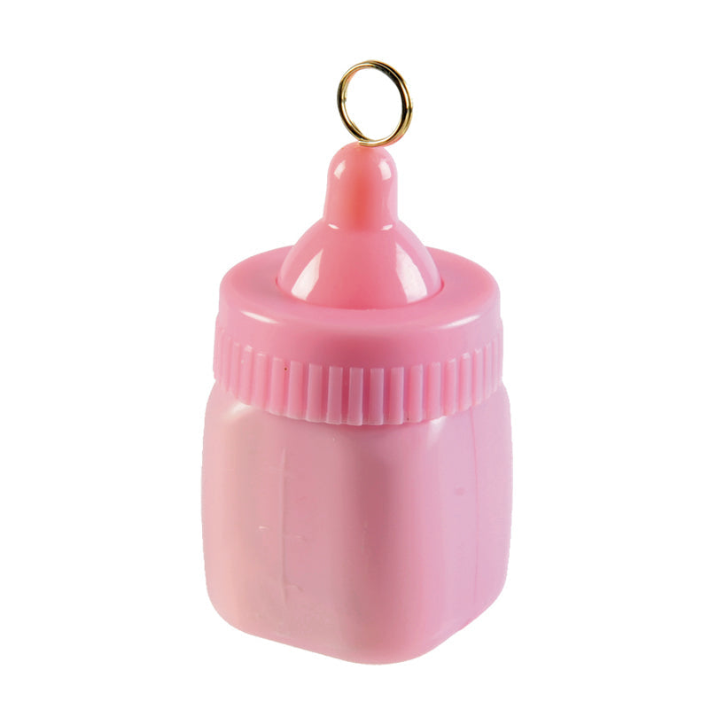 Pink Baby Bottle Balloon Weight 170G 12pk