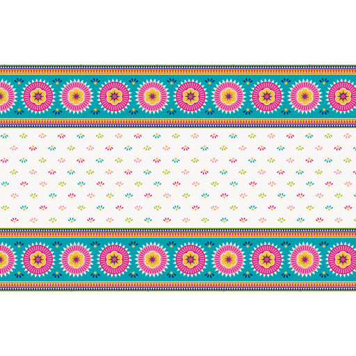 Boho Fiesta Rectangular Plastic Table Cover