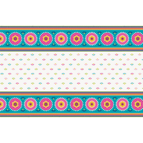 Boho Fiesta Rectangular Plastic Table Cover