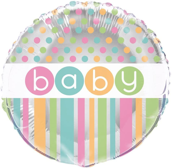 18" Baby Polka Dots And Stripes