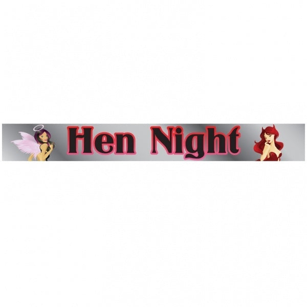 Foil Banner Hen Night 12Ft