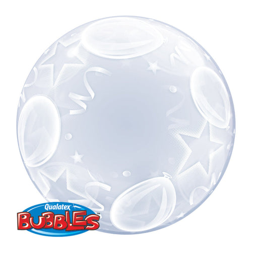 24'' Balloon & Stars Deco Bubble