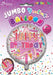 Jumbo Girly Happy Birthday Design Balloon 31"