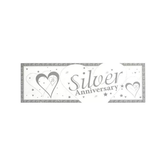 Silver Anniversary Giant Banner 60x20''