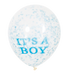It'S A Boy Confetti Balloons 6pk