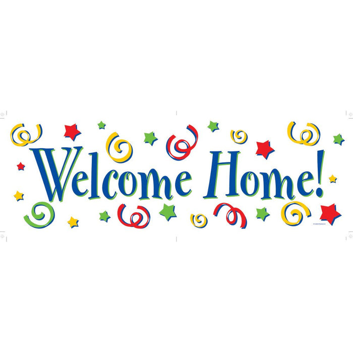 Giant Welcome Home Banner 152cm