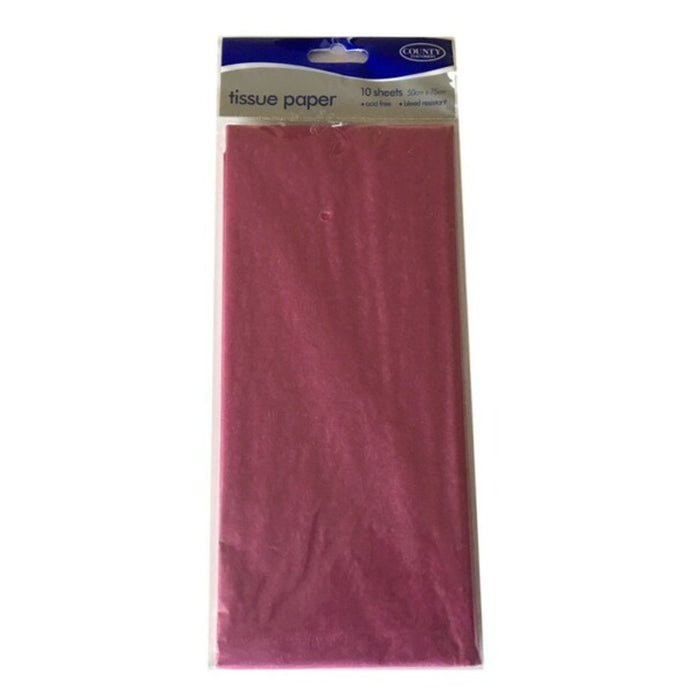 Wine / Purple Tissue Paper 10 Sheets Per Pack