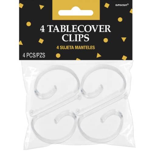 Plastic Tablecover Clips 4pk