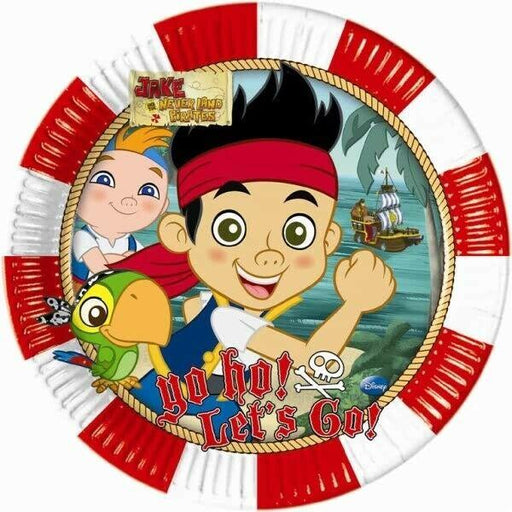 Jake And The Neverland Pirates Party Plates 8pk