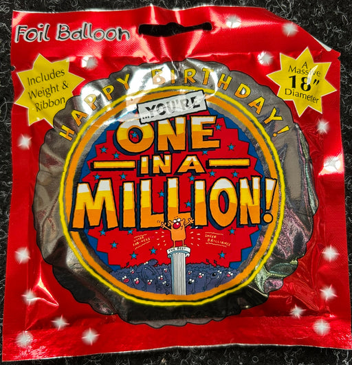 18'' Happy Birthday One in a Million Foil