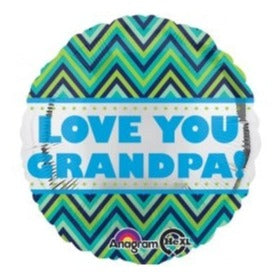 18'' Love You Grandpa Foil Balloon