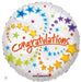 09 Inch Congratulations Balloon (Flat) Mini Air Fill