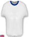 White and Blue Sport Shirt / Football Shirt