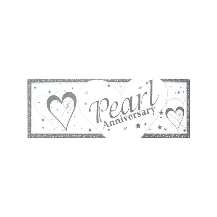 Pearl Anniversary Giant Banner 60x20''