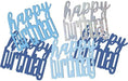 Blue Glitz Happy Birthday Confetti 14g