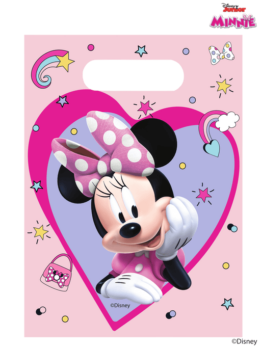 Decorata Party Loot Bags Disney Minnie Mouse Party Bags 6pk