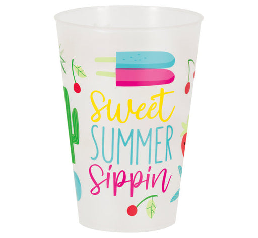 Sweet & Succulent 16oz Plastic Stadium Cups (6pk)