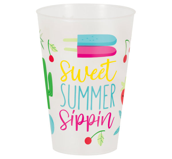 Sweet & Succulent 16oz Plastic Stadium Cups (6pk)