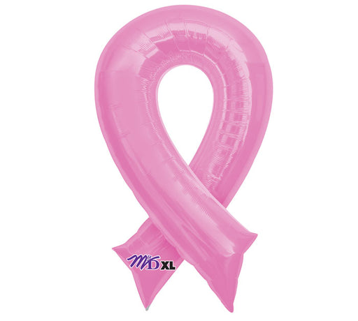36" Breast Cancer Pink Ribbon Shape Balloon