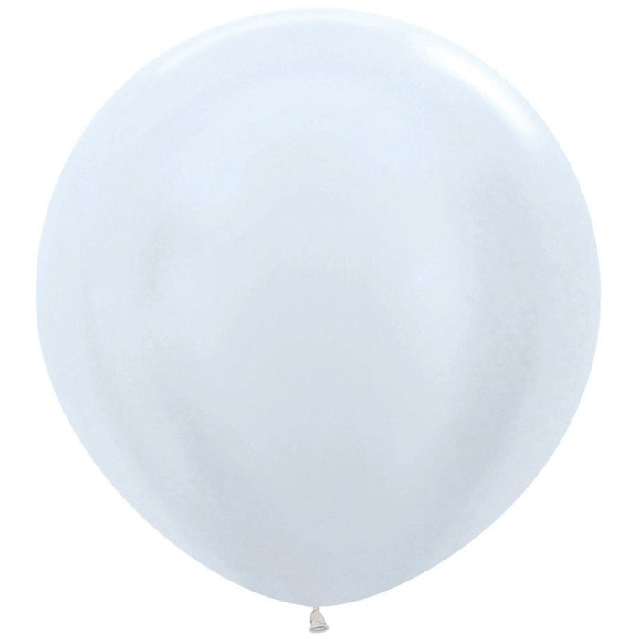 Sempertex Latex Balloons 36 Inch (2pk) Satin Pearl Balloons
