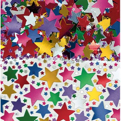 Multi-Colored Star Confetti 71G