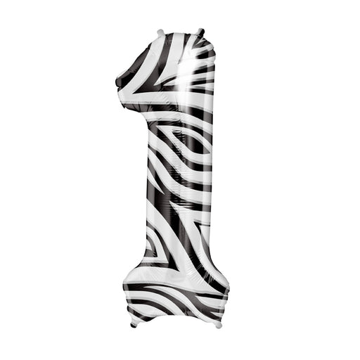 34'' SHAPE FOIL NUMBER 1 - ZEBRA (NORTH STAR)