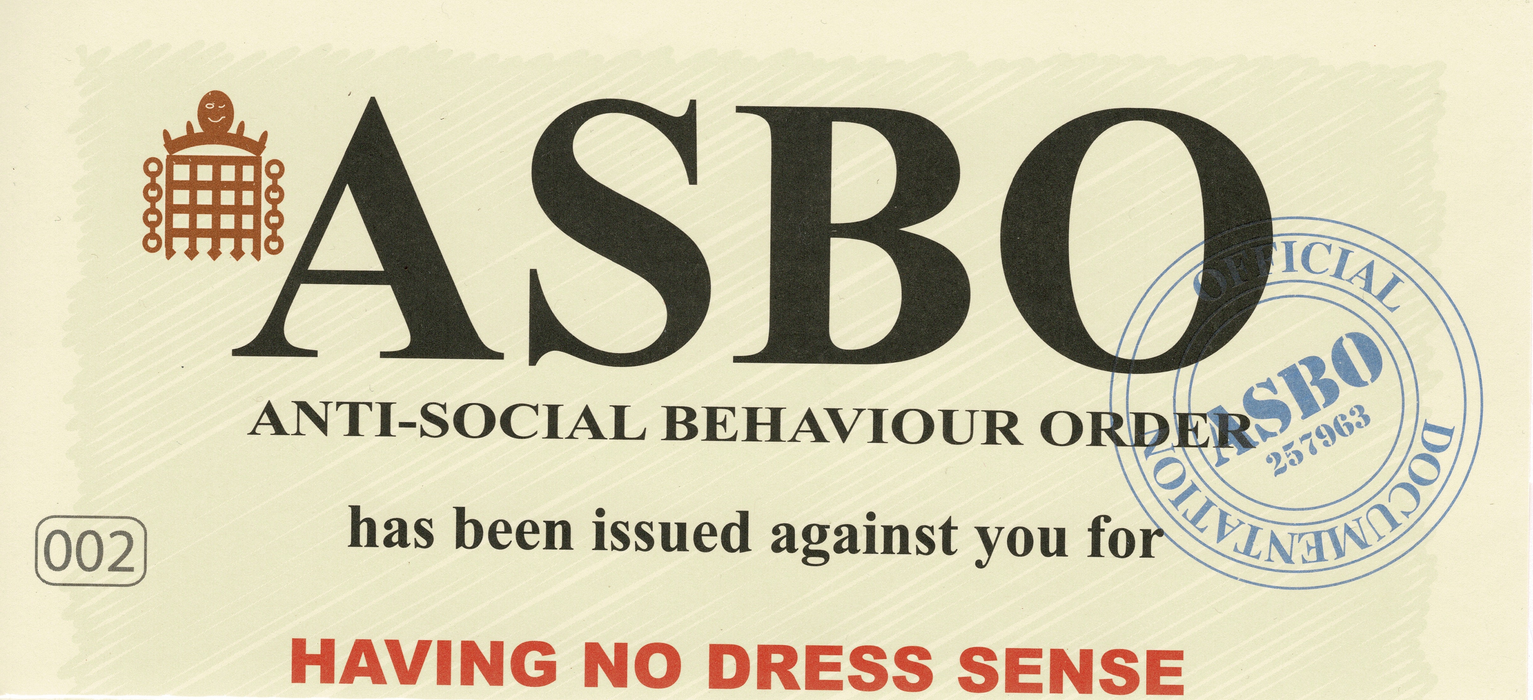 ASBO Issued for No Dress Sense